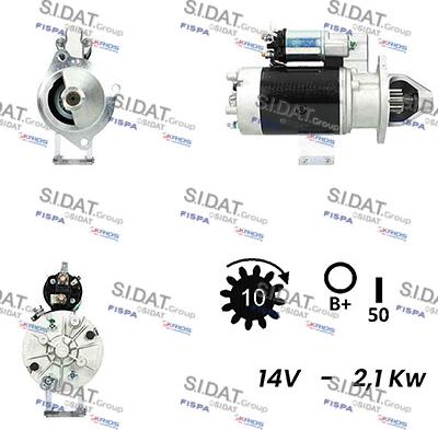 Sidat S12LU0495A2 - Стартер vvparts.bg