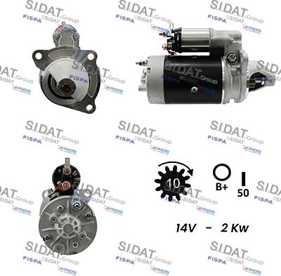 Sidat S12LU0194A2 - Стартер vvparts.bg