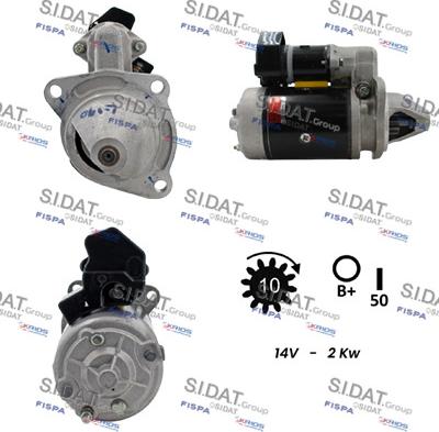 Sidat S12LU0194 - Стартер vvparts.bg