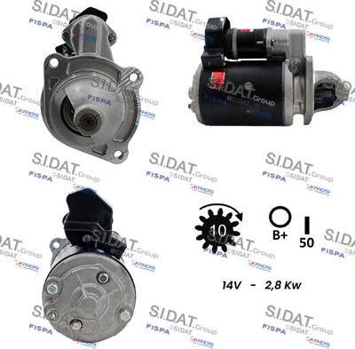 Sidat S12LU0154 - Стартер vvparts.bg