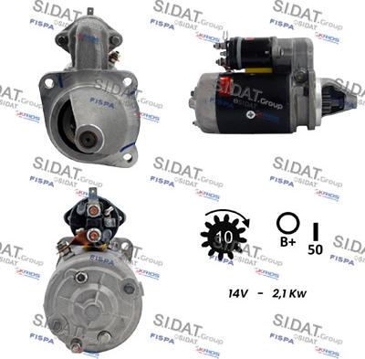 Sidat S12LU0860 - Стартер vvparts.bg