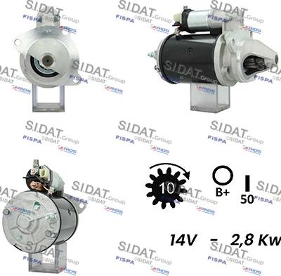 Sidat S12LU0380A2 - Стартер vvparts.bg