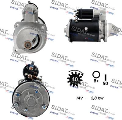 Sidat S12LU0292A2 - Стартер vvparts.bg