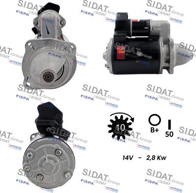 Sidat S12LU0292 - Стартер vvparts.bg