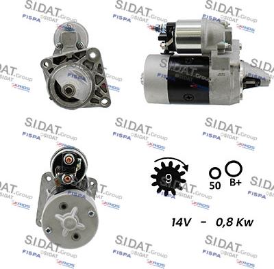 Sidat S12MA0044A2 - Стартер vvparts.bg