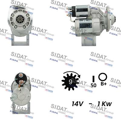 Sidat S12MG0353A2 - Стартер vvparts.bg