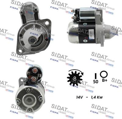 Sidat S12MH0546A2 - Стартер vvparts.bg