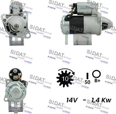 Sidat S12MH0542A2 - Стартер vvparts.bg