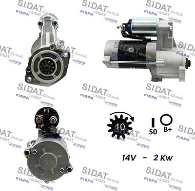 Sidat S12MH0056A2 - Стартер vvparts.bg