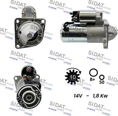 Sidat S12MH0064A2 - Стартер vvparts.bg