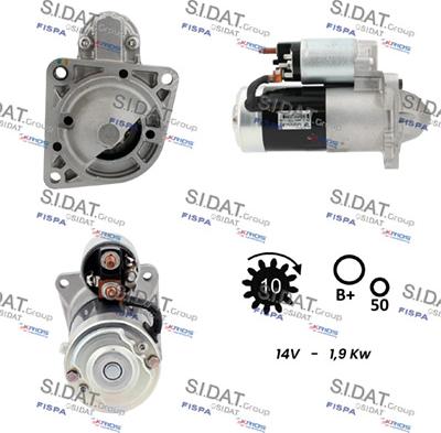 Sidat S12MH0064 - Стартер vvparts.bg