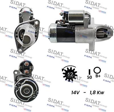 Sidat S12MH0164A2 - Стартер vvparts.bg