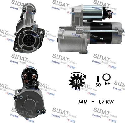 Sidat S12MH0130A2 - Стартер vvparts.bg