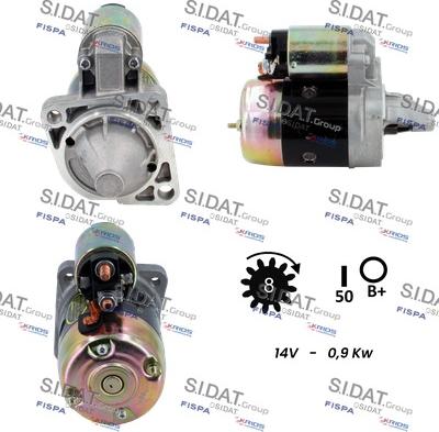 Sidat S12MH0849 - Стартер vvparts.bg