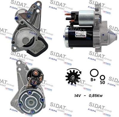 Sidat S12MH0828 - Стартер vvparts.bg