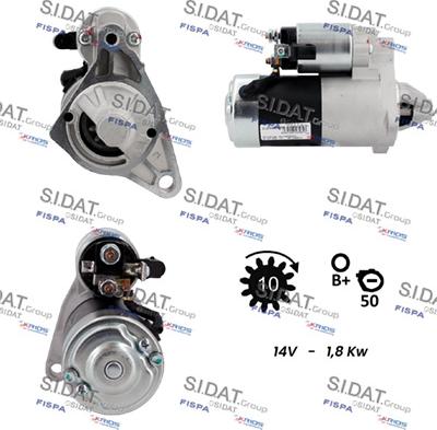 Sidat S12MH0870A2 - Стартер vvparts.bg