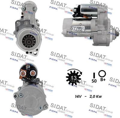 Sidat S12MH0871A2 - Стартер vvparts.bg