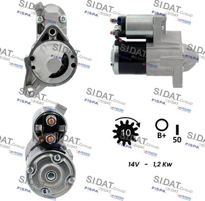 Sidat S12MH0873A2 - Стартер vvparts.bg