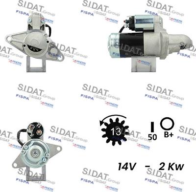 Sidat S12MH0323A2 - Стартер vvparts.bg