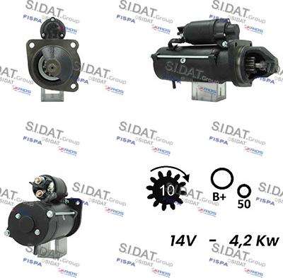 Sidat S12ML0301A2 - Стартер vvparts.bg