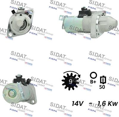 Sidat S12MT0517A2 - Стартер vvparts.bg