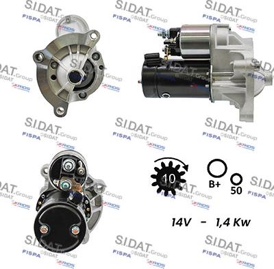 Sidat S12VA0433A2 - Стартер vvparts.bg