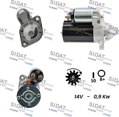 Sidat S12VA0554 - Стартер vvparts.bg