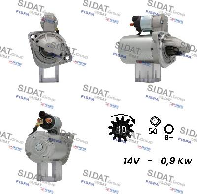 Sidat S12VA0561A2 - Стартер vvparts.bg