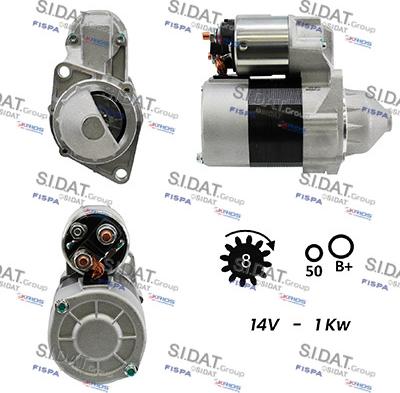 Sidat S12VA0048 - Стартер vvparts.bg