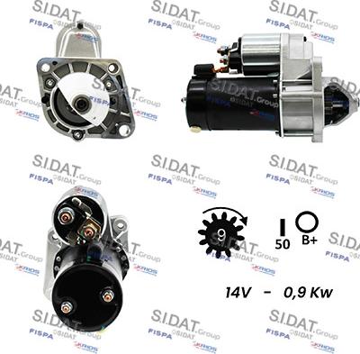 Sidat S12VA0006A2 - Стартер vvparts.bg