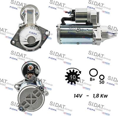 Sidat S12VA0084A2 - Стартер vvparts.bg