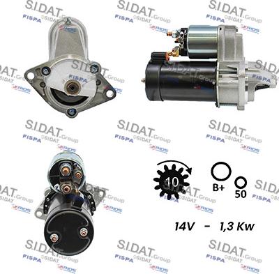 Sidat S12VA0025A2 - Стартер vvparts.bg