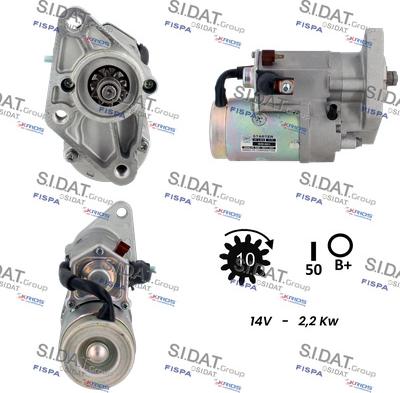 Sidat S12VA0850 - Стартер vvparts.bg