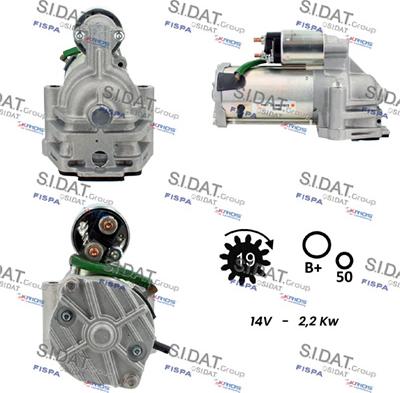 Sidat S12VS0032 - Стартер vvparts.bg