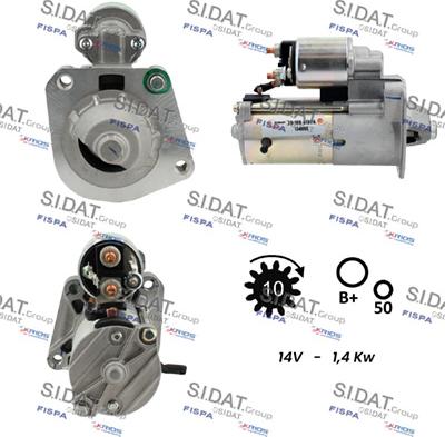 Sidat S12VS0369 - Стартер vvparts.bg