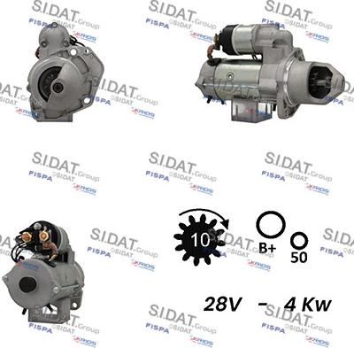 Sidat S24BH0048A2 - Стартер vvparts.bg