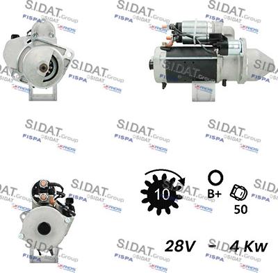 Sidat S24BH0069A2 - Стартер vvparts.bg