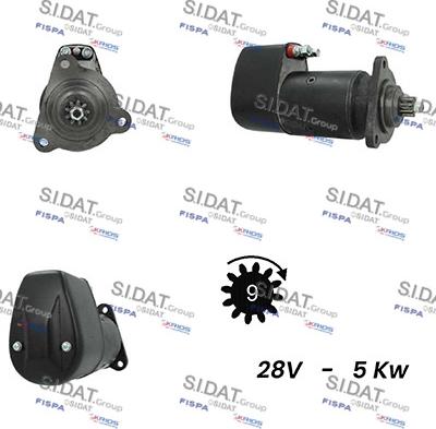 Sidat S24BH0060A2 - Стартер vvparts.bg