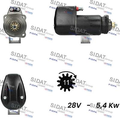 Sidat S24BH0024A2 - Стартер vvparts.bg