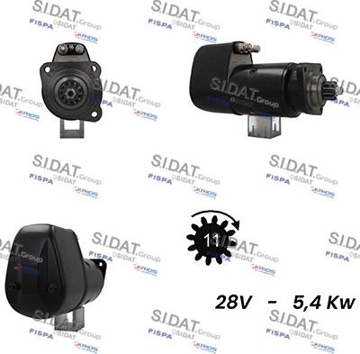 Sidat S24BH0025A2 - Стартер vvparts.bg