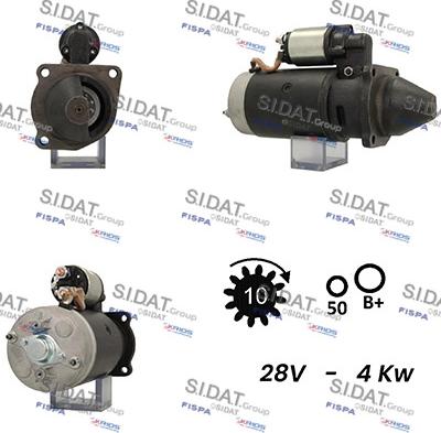 Sidat S24BH0079A2 - Стартер vvparts.bg