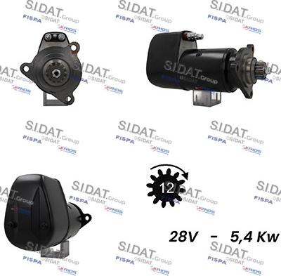 Sidat S24BH0103A2 - Стартер vvparts.bg