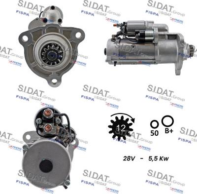 Sidat S24BH0123A2 - Стартер vvparts.bg