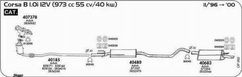 Sigam 012005 - Уплътнение, изпускателни тръби vvparts.bg