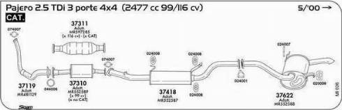 Sigam 044006 - Уплътнителен пръстен, изпуск. тръба vvparts.bg