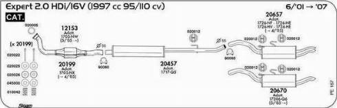 Sigam 016000 - Уплътнение, изпускателни тръби vvparts.bg