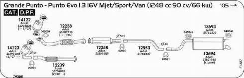 Sigam 040004 - Уплътнение, изпускателни тръби vvparts.bg