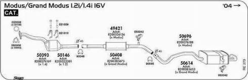 Sigam 020006 - Уплътнителен пръстен, изпуск. тръба vvparts.bg