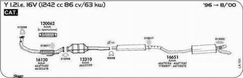 Sigam 012022 - Скоба, изпускателна система vvparts.bg