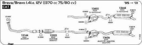 Sigam 012007 - Уплътнение, изпускателни тръби vvparts.bg